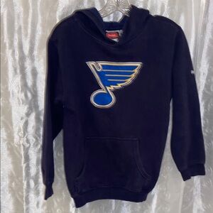 Reebok NHL St. Louis Blues Hoodie Youth Size Medium 🔥 YB7